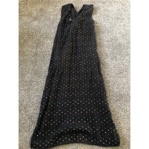 ACE & JIG sleeveless Rainbow Texture Polka Dot Dress Black Size XS Criss Cross D